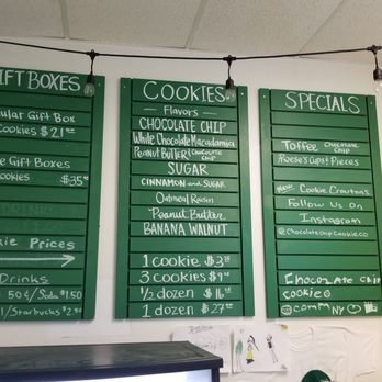 Chocolate Chip Cookie Company - Menu - Bakeries Near Me - Las Vegas, Nevada Chocolate Chip Cookie Company - Menu - Bakeries Near Me - Las Vegas, Nevada