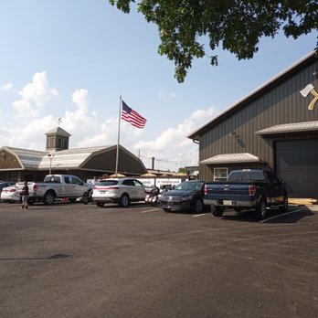Kodiax Barn & Grill - The restaurant is to the left.  The building to the right is where you can go to throw axes.  It's not open yet. - American Near Me - Charleroi, Pennsylvania