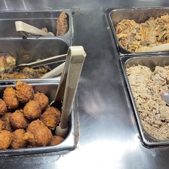 Bobby's Bar-B-Q Buffet - Hush puppies-bbq chicken-fried chicken-pulled pork-chopped pork - Barbeque Near Me - Warrenville, South Carolina Bobby's Bar-B-Q Buffet - Hush puppies-bbq chicken-fried chicken-pulled pork-chopped pork - Barbeque Near Me - Warrenville, South Carolina