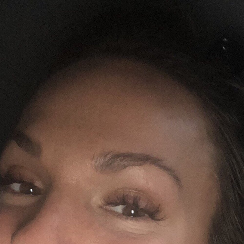 This pic does not do it justice but my lashes were on point! This pic does not do it justice but my lashes were on point!