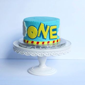 Emma Cakery - The cake Niloofar "emma_cakery" did for my son's smash cake photo shoot! - Cupcakes Near Me