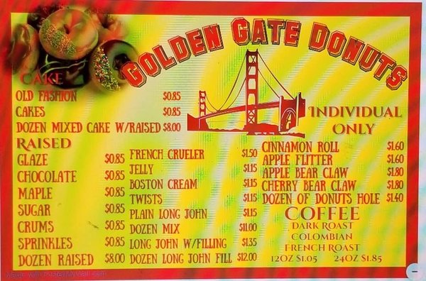Golden Gate Donuts by null