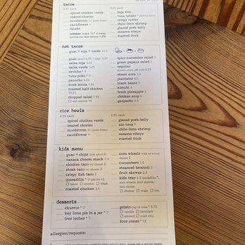 Bartaco - Orlando - Menu - Tacos Near Me - Orlando, Florida