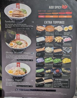 Menu photo 6 Mymen Ramen Garden Grove, CA