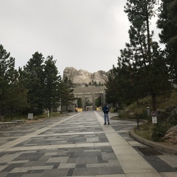 Mount Rushmore National Memorial - In the distance you can see 4 heads. - Landmarks & Historical Buildings Near Me - Keystone, South Dakota