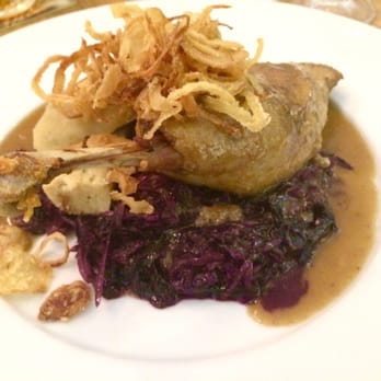 Restaurace Mincovna - Duck thigh - Czech Near Me - Prague, Puerto Rico