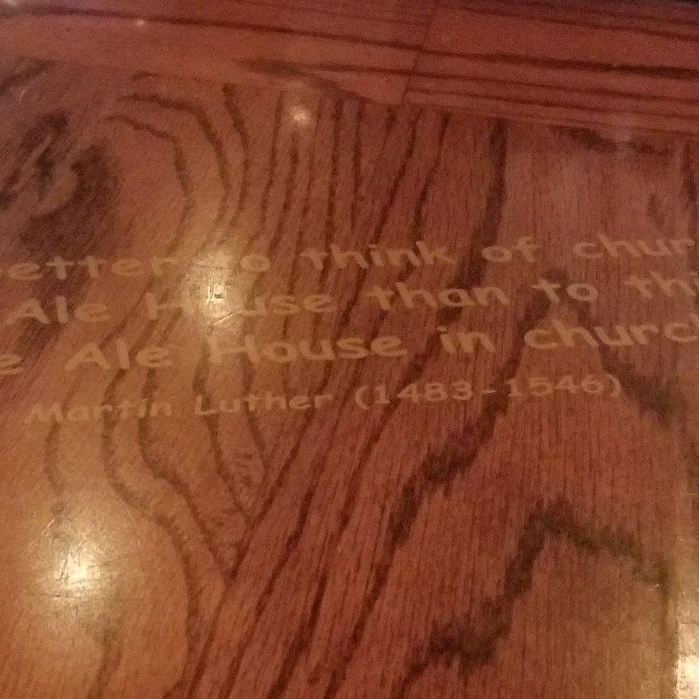 Carolina Ale House - Quotes engraved into the bar - American Near Me - Durham, North Carolina Carolina Ale House - Quotes engraved into the bar - American Near Me - Durham, North Carolina