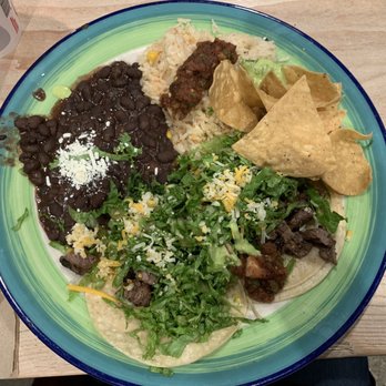 Dos Coyotes Border Cafe - The Original Coyote Taco plate with steak tacos and black beans - Tex-Mex Near Me - San Ramon, California Dos Coyotes Border Cafe - The Original Coyote Taco plate with steak tacos and black beans - Tex-Mex Near Me - San Ramon, California