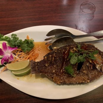 Mai Thai Restaurant - Fried tilapia - Thai Near Me - Austin, Texas Mai Thai Restaurant - Fried tilapia - Thai Near Me - Austin, Texas