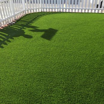 Synthetic Turf Pros - Photo 9 of 9 : The End - Finished Synthetic Turf Pros, beautiful artificial grass - Landscaping Near Me