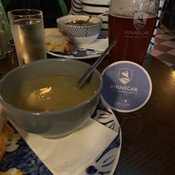 Cleere's Bar - Veggie soup and a Rye IPA