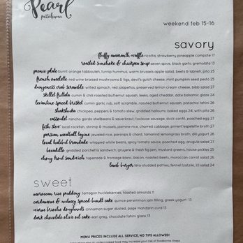 Pearl - Menu (1/2) as of 2/15/25 - Bars Near Me - Petaluma, California Pearl - Menu (1/2) as of 2/15/25 - Bars Near Me - Petaluma, California
