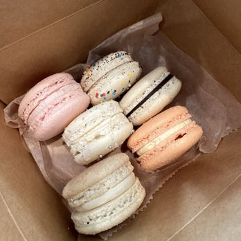 Whisk & Arrow - Half a dozen macarons for $16 - Desserts Near Me - Appleton, Wisconsin