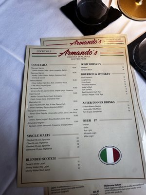 Menu photo 5 Armando's Winter Park, FL