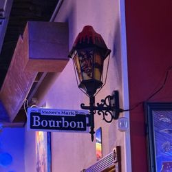 Super cool Makers Mark brand decor piece