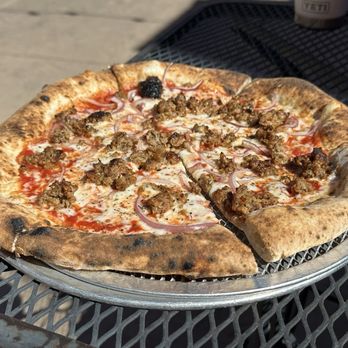 The Pizza Collective - Sausage And Onion pizza was delicious. Loved all of it! - Pizza Near Me - Reno, Nevada The Pizza Collective - Sausage And Onion pizza was delicious. Loved all of it! - Pizza Near Me - Reno, Nevada