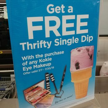 Rite Aid - a sign for a free ice cream - Drugstores Near Me - Canyon Country, California
