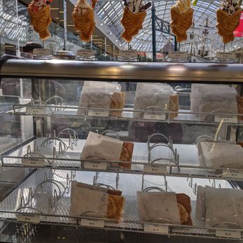 Stuffies Pastries - a display case of pastries - Bakeries Near Me - Edmonton, Alberta