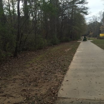 Camp Creek Greenway Trail - Can't hide that yellow construction fence - Hiking Near Me - Lilburn, Georgia Camp Creek Greenway Trail - Can't hide that yellow construction fence - Hiking Near Me - Lilburn, Georgia