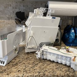 A Plus Certified Appliance - They left the ice maker parts on the counter because they said they would be back tomorrow...after review they called & canceled