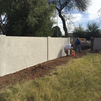 Cornerstone Masonry - Sandfinish stucco on residential wall - Masonry/Concrete Near Me - Apache Junction, Arizona