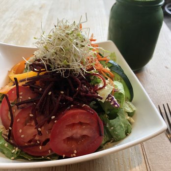 Eternal Abundance - House salad and 16oz green juice - Vegan Near Me - Vancouver, British Columbia Eternal Abundance - House salad and 16oz green juice - Vegan Near Me - Vancouver, British Columbia