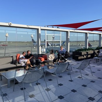 Delta Sky Club - Outside deck - Airport Lounges Near Me - Jamaica, New York Delta Sky Club - Outside deck - Airport Lounges Near Me - Jamaica, New York