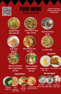 Menu photo 2 Rangoon Sushi Charlotte, NC