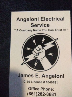 Angeloni Electrical Services Logo