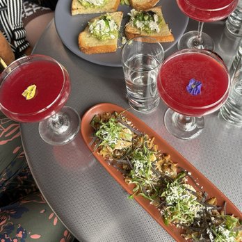 The Goldfinch - Blue crab avocado toast & Deviled Eggs - Cocktail Bars Near Me - Denver, Colorado