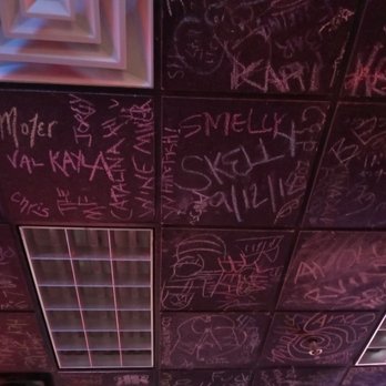 Third Street Dive - Chalk messages of the past can be found all along the walls and even the ceiling. - Dive Bars Near Me - Louisville, Kentucky