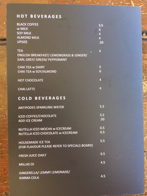 Menu photo 1 Elceed North Melbourne, VIC Menu photo 1 Elceed North Melbourne, VIC