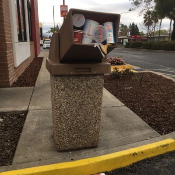 Wendy's - Drive through trash - Fast Food Near Me - Citrus Heights, California Wendy's - Drive through trash - Fast Food Near Me - Citrus Heights, California