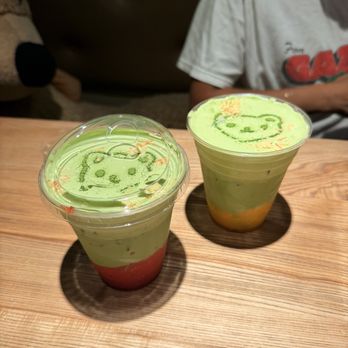 Matcha Panda Cafe - Strawberry matcha latte and mango matcha latte - Desserts Near Me - Philadelphia, Pennsylvania Matcha Panda Cafe - Strawberry matcha latte and mango matcha latte - Desserts Near Me - Philadelphia, Pennsylvania