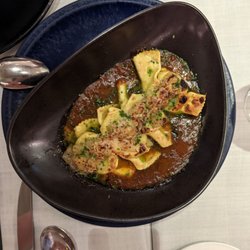 Viridiana - Ravioli for a main course. It had a slight sweetness to it that was perfectly balanced with savory flavors!