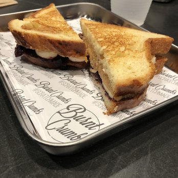 Burnt Crumbs - PBJ melt - New American Near Me - Irvine, California