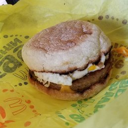 Sausage McMuffin with egg
