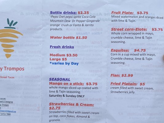 Menu photo 8 Krazy Trompos Virginia Beach, VA Menu photo 8 Krazy Trompos Virginia Beach, VA