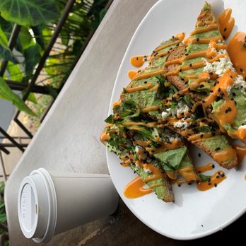 Kaldi's Coffee Roasting - The Depot - Avocado toast with coffee - Coffee & Tea Near Me - Atlanta, Georgia Kaldi's Coffee Roasting - The Depot - Avocado toast with coffee - Coffee & Tea Near Me - Atlanta, Georgia