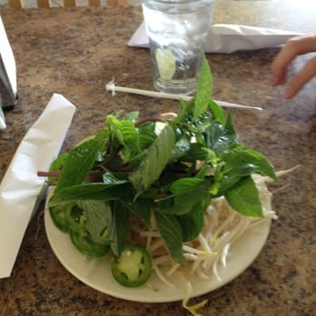 Pho Nu Cuoi Saigon - The jalapeños, mint, bean sprouts and lime served with pho! - Vietnamese Near Me - Woodbridge, Virginia Pho Nu Cuoi Saigon - The jalapeños, mint, bean sprouts and lime served with pho! - Vietnamese Near Me - Woodbridge, Virginia