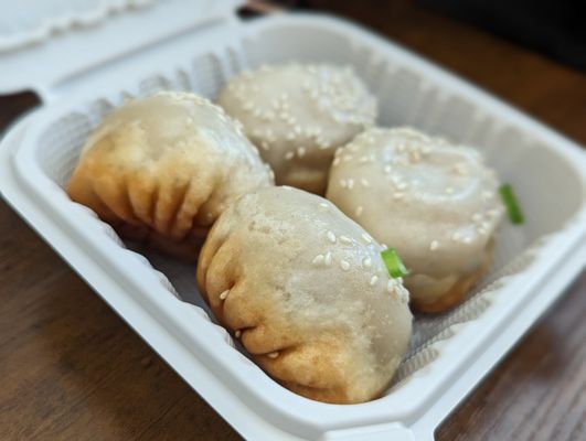 Spring Shanghai Pan-Fried Buns by null
