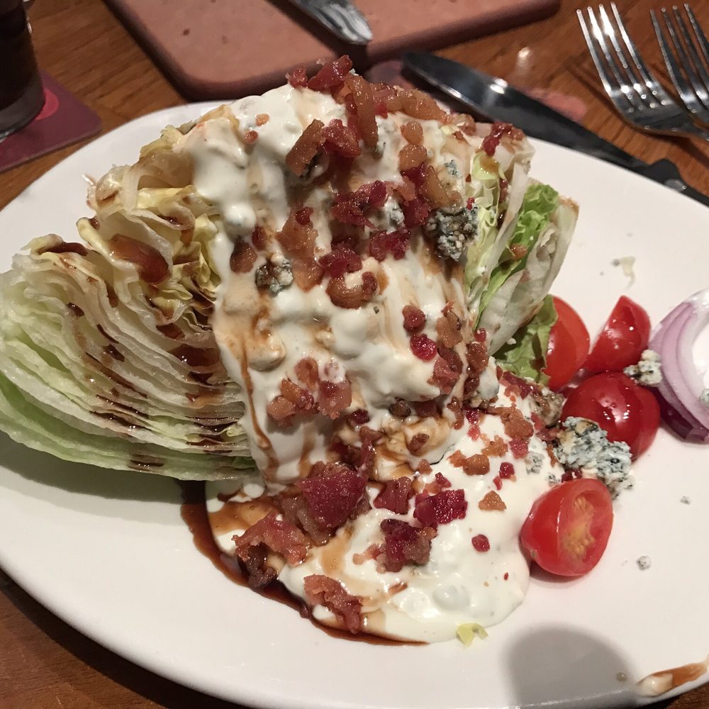 Outback Steakhouse - Blue cheese wedge salad - Steakhouses Near Me - Randolph, Massachusetts Outback Steakhouse - Blue cheese wedge salad - Steakhouses Near Me - Randolph, Massachusetts