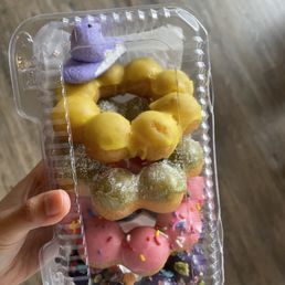 Mango, matcha, strawberry, ube Mango, matcha, strawberry, ube