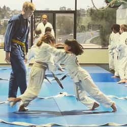 Jiu Jitsu Foundation - Emma just a few months in.