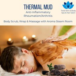 Total Skin And Body Spa & Hair Salon - Thermal Mud Body Treatment. Aroma Steam Room. Exfoliate. Body Massage & Wrap. Milton Spa