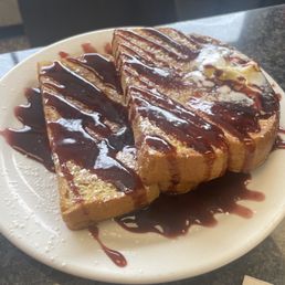 Stuffed French toast. Stuffed French toast.