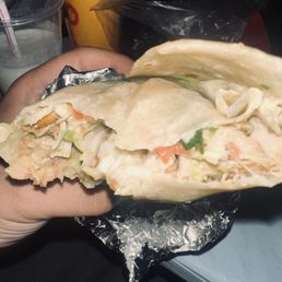 Chipotle Guacamole Chicken Burrito