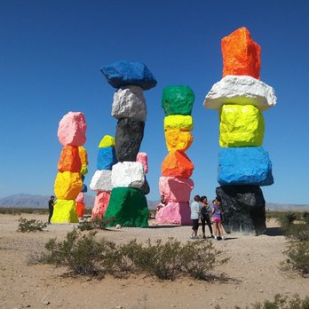 Seven Magic Mountains - Public Art Near Me - Las Vegas, Nevada Seven Magic Mountains - Public Art Near Me - Las Vegas, Nevada