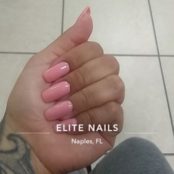 Elite Nails - Fill in and new gel color - Nail Salons Near Me - Naples, Florida