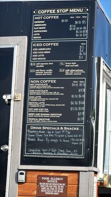Menu photo 1 The Coffee Stop West Maui Lahaina, HI Menu photo 1 The Coffee Stop West Maui Lahaina, HI